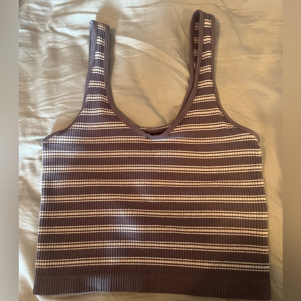 Tilly’s striped navy and white tank top, s/m